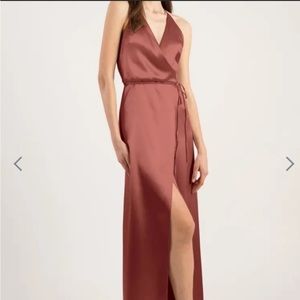 Jenny Yoo Silk Wrap Lana Dress